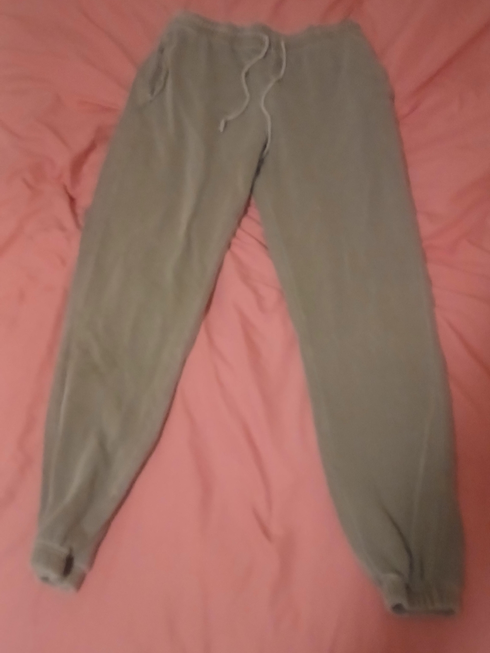 PacSun Beige Cozy Fleece Jogger Pants